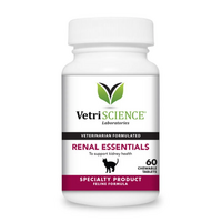 Suplimente pentru menținerea funcției renale adecvate la pisici Renal Essentials, 60 tablete, Vetri Science