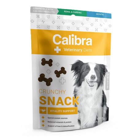 Recompense pentru caini Calibra VD Vitality Support Crunchy Snack, 120 g, Calibra