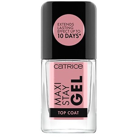 Gel Top Coat pentru unghii Maxi Stay, 10.5 ml, Catrice