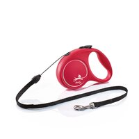 Lesa rosie cu fir marimea S Flexi Fun, 5 metri, Flexi