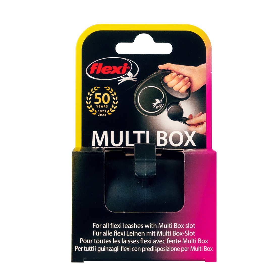 Dispencer negru pentru pungi igienice Flexi Multi Box, Flexi