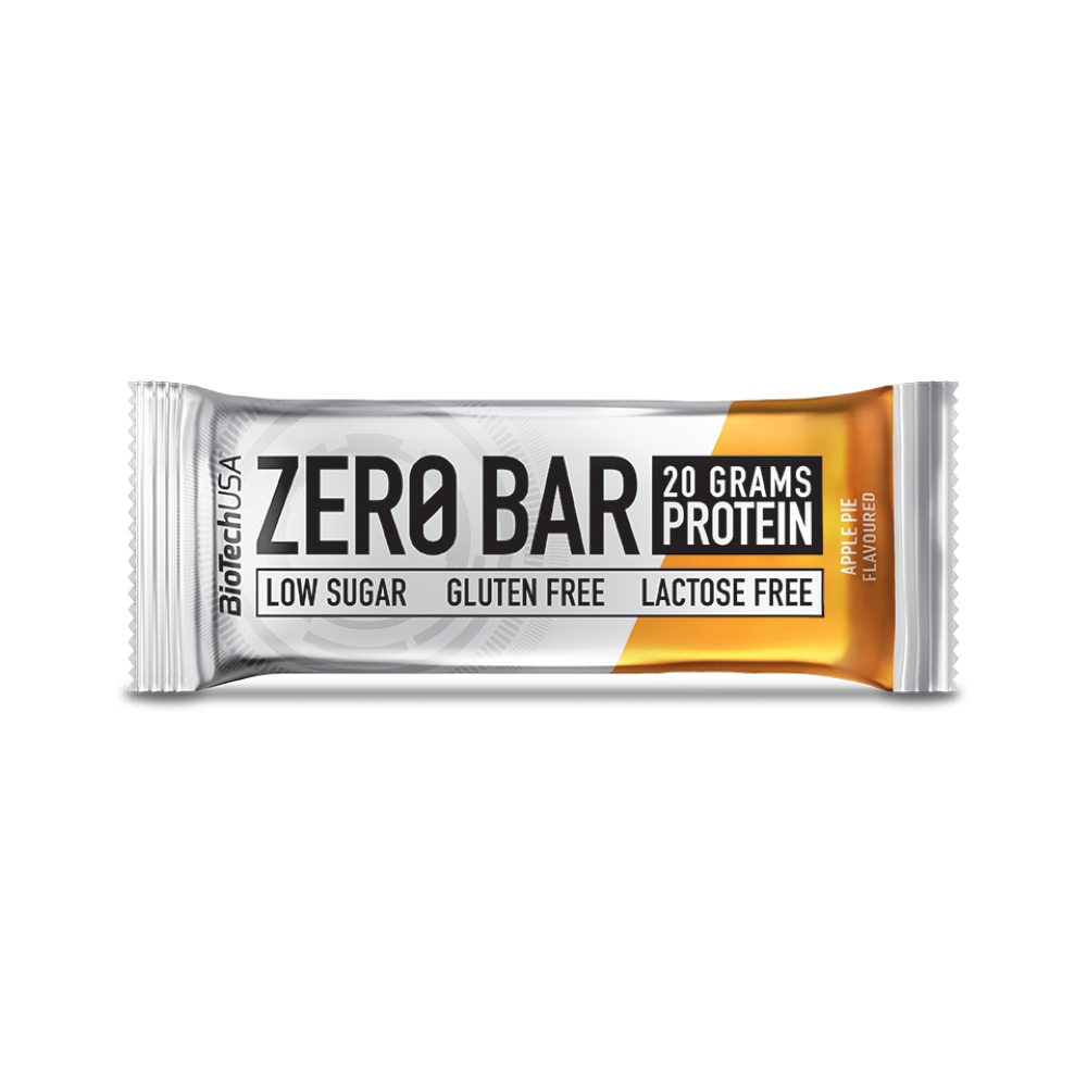 Baton proteic Apple Pie Zero Bar, 50 g, BioTechUSA