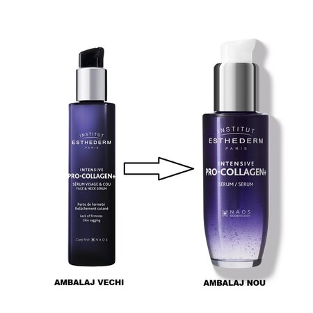 Ser pentru fata si zona gatului Intensive Pro-Collagen+, 30 ml, Institutul Esthederm 669885