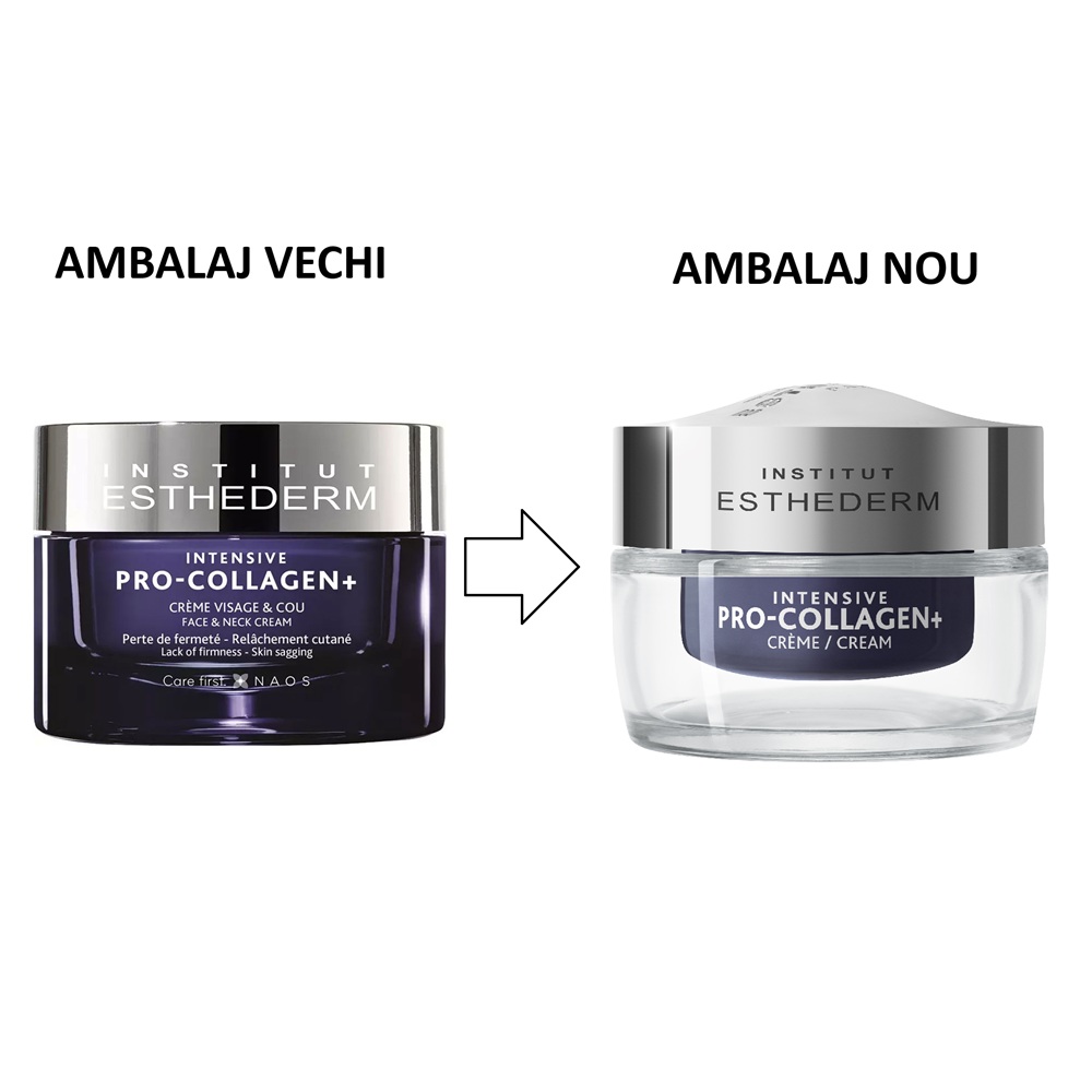 Crema pentru fermitatea fetei si gatului Intensive Pro-Collagen+, 50 ml, Institut Esthederm