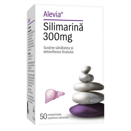 Silimarina, 300 mg, 50 comprimate, Alevia