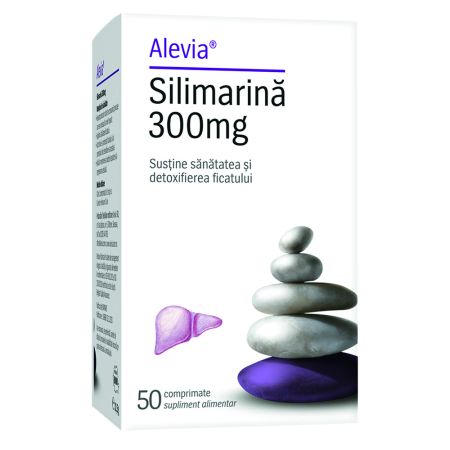 Silimarina 300 mg, 50 comprimate, Alevia