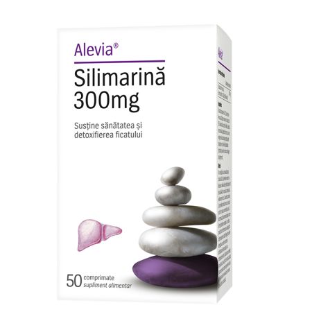 Silimarina, 300 mg, 50 comprimate, Alevia 698490