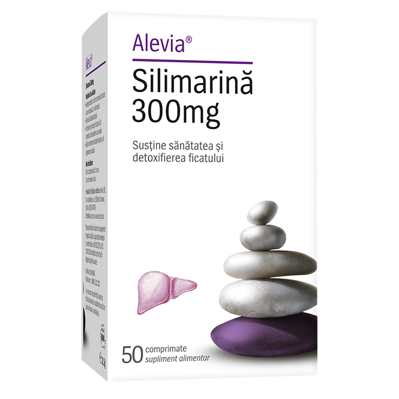 Silimarina, 300 mg, 50 comprimate, Alevia