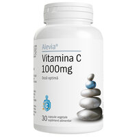 Vitamina C, 1000 mg, 30 capsule vegetale, Alevia