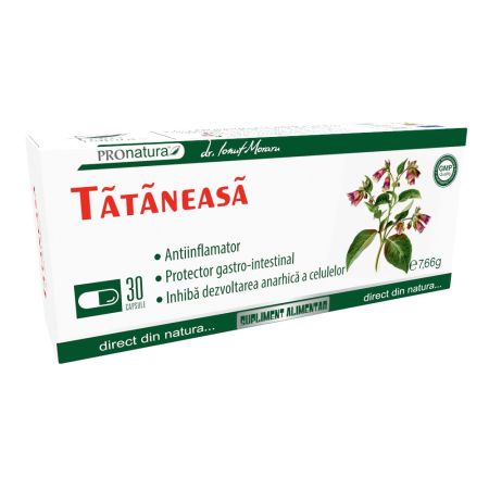 Tataneasa, 30 capsule, Pro Natura