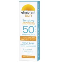 Crema de fata cu protectie solara SPF 50+ Sensitive, 50 ml, Elmiplant Sun