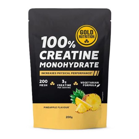 Creatina monohidrata cu aroma de ananas, 200 g, Gold Nutrition