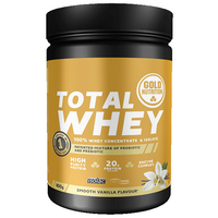 Pudra proteica cu aroma de vanilie Total Whey, 800 g, Gold Nutrition