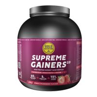 Supreme Gainers 2.0 cu aroma de capsuni, 2900 g, Gold Nutrition