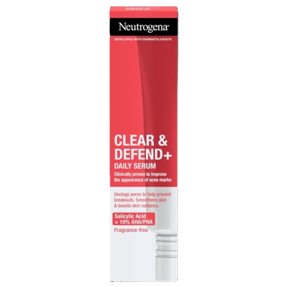 Ser pentru fata Clear & Defend, 30 ml, Neutrogena