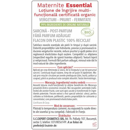 Lotiune bio de ingrijire multi-functionala Maternite Essential, 200 ml, Mustela 596914