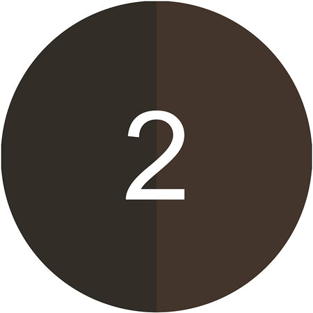 Set pentru sprancene dark & deep 02 Brow Powder, 2.3 g, Essence 619065
