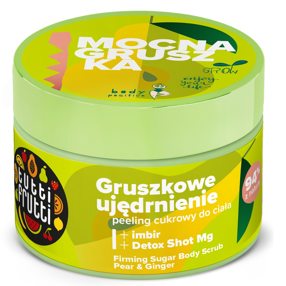 Sugar scrub nutritiv pentru corp cu Pere și Ghimbir Tutti Frutti, 300 g, Farmona