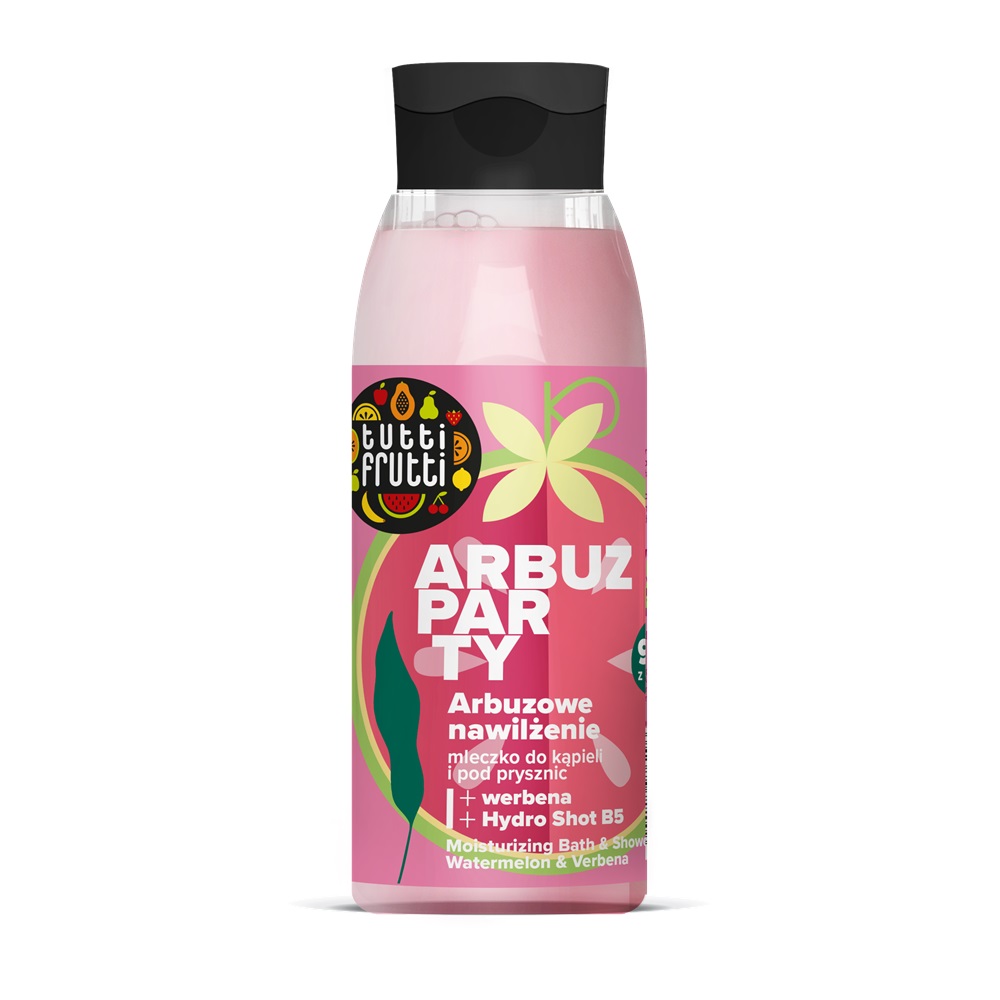 Lapte hidratant de dus cu Pepene Verde și Verbina Tutti Frutti, 400 ml, Farmona