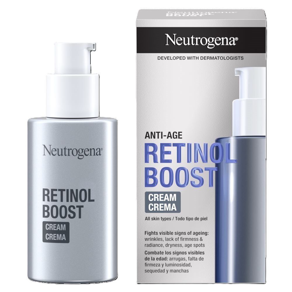 Crema anti-imbatranire pentru fata Retinol Boost, 50 ml, Neutrogena