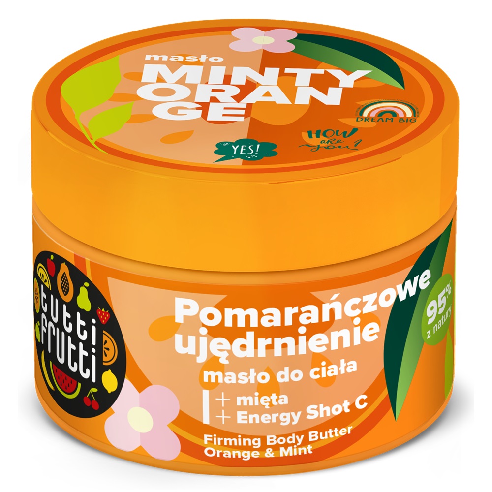 Unt revitalizant de corp cu Portocale si Menta Tutti Frutti, 200 ml, Farmona