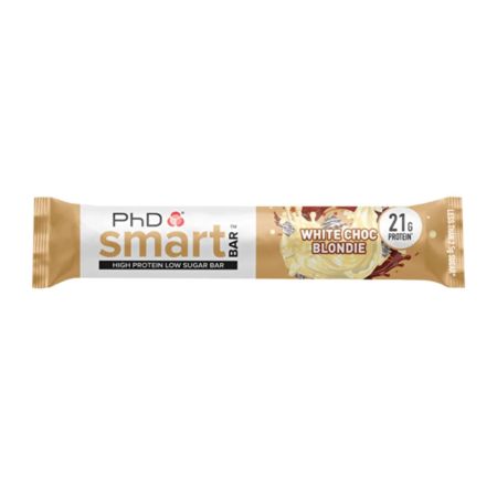 Baton proteic PhD Smart Bar White Choc Blondie, 64 g, PhD Nutrition 