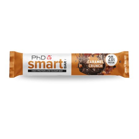 Baton proteic PhD Smart Bar caramel crunch, 64 g, PhD Nutrition