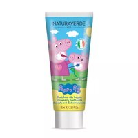 Pasta de dinti cu aroma de capsuni Peppa Pig Kids, 75 ml, Naturaverde