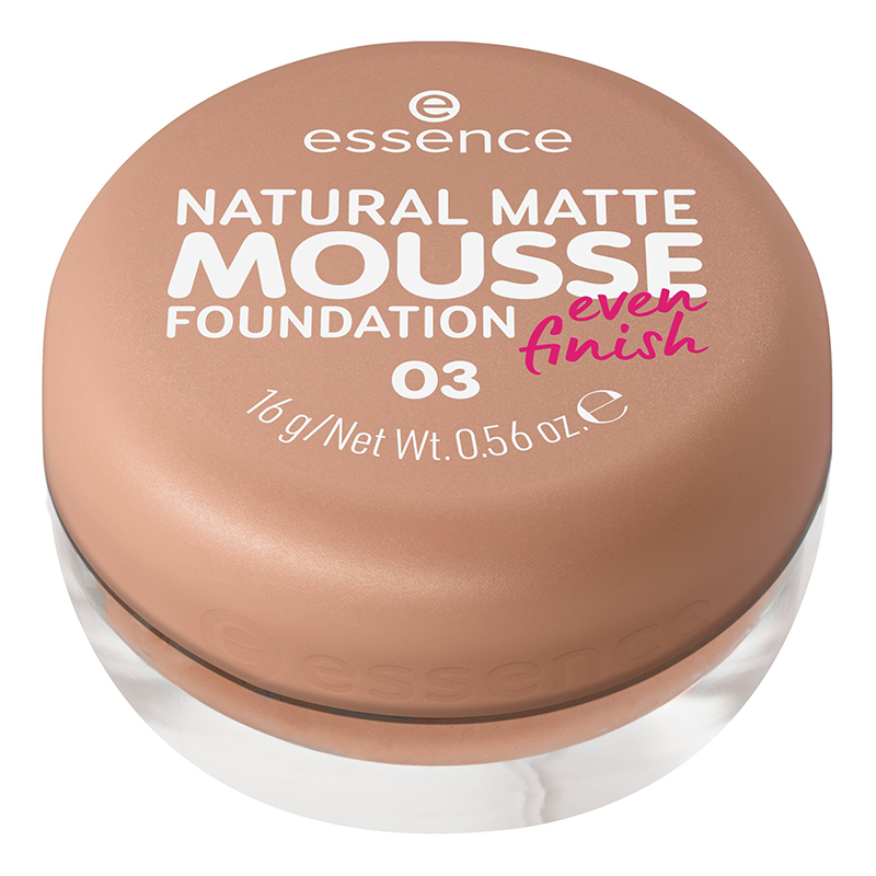 Fond de ten mat Foundation 03 Natural Matte Mousse, 16 g, Essence