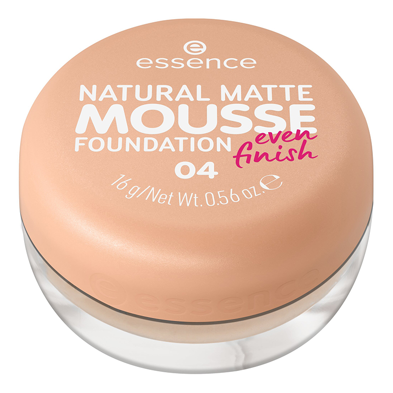 Fond de ten mat Foundation 04 Natural Matte Mousse, 16 g, Essence