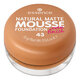 Fond de ten mat Natural Matte Mousse Foundation 43, 16 g, Essence 597442