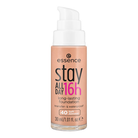 Fond de ten Soft Almond 40 Stay All Day 16h Long-Lasting Foundation, 30 ml, Essence 597490