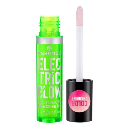 Ulei pentru buze si obraz Changing Lip & Cheek Oil Electric Glow Colour, 4.4 ml, Essence 597565