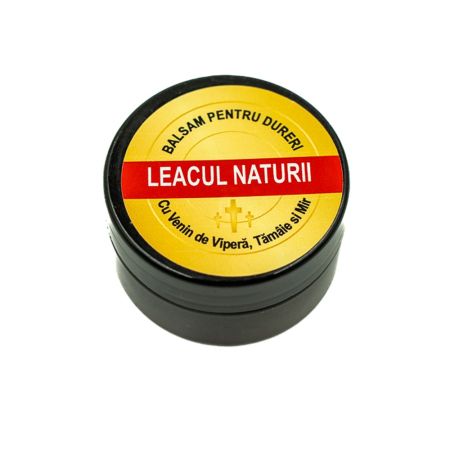 Balsam pentru dureri cu venin de vipera, tamaie si mir Leacul Naturii, 10 g, MB WAY