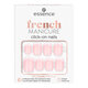 Unghii false french manicure click-on nails 01 Classic French, 12 bucati, Essence 597825