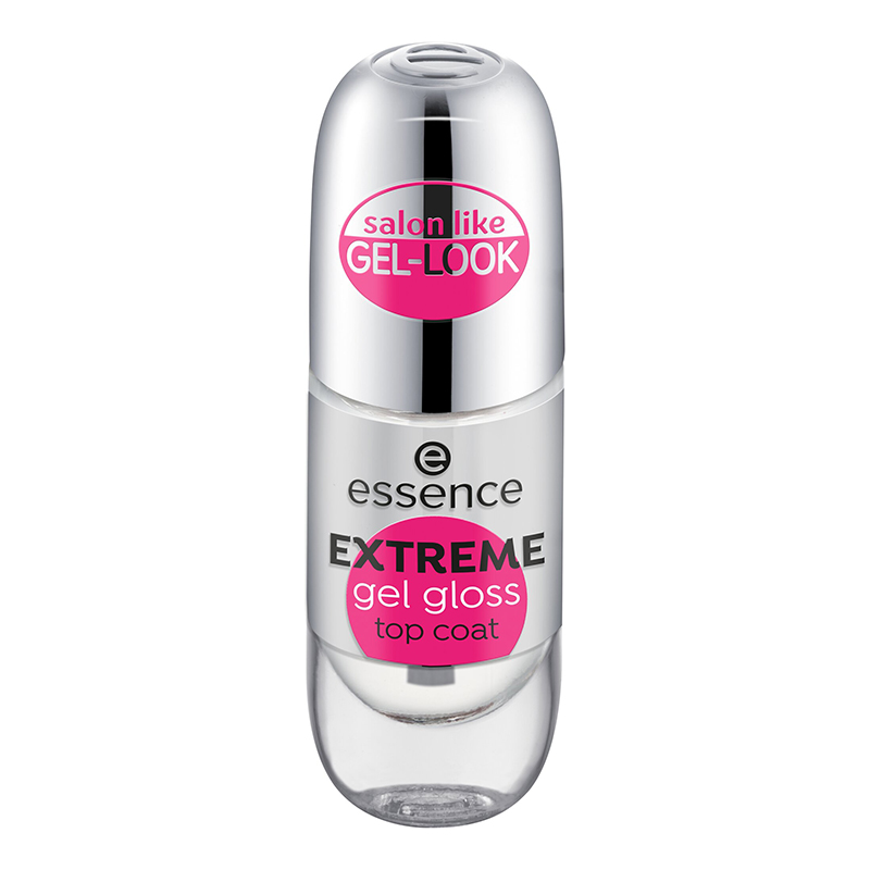 Top coat gel Extreme Gel Gloss, 8 ml, Essence