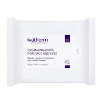Servetele demachiante pentru fata si ochi, 25 bucati, Ivatherm