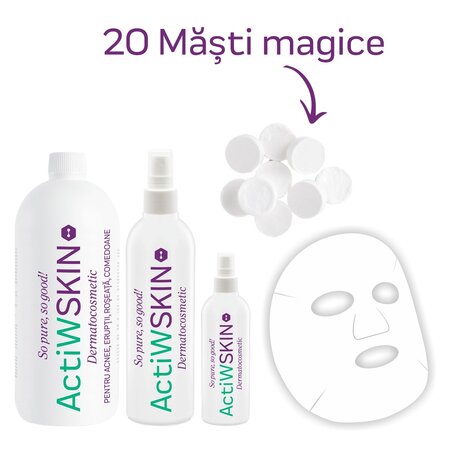 Pachet mare tratament anti acnee, ActiW SKIN
