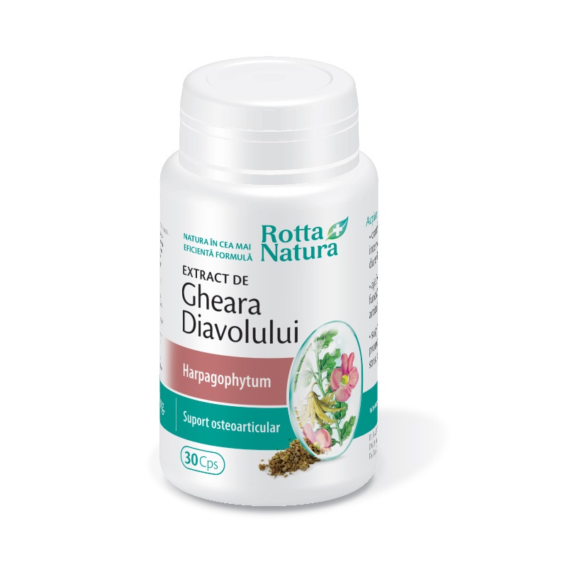 Extract de Gheara Diavolului, 30 capsule, Rotta Natura