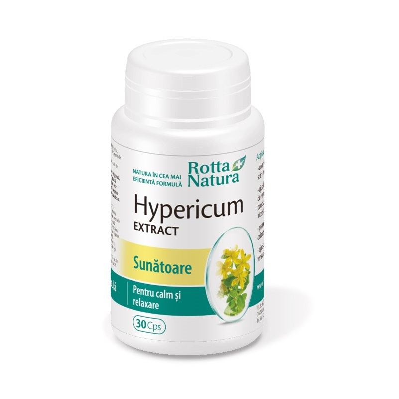 Hypericum extract, 30 capsule, Rotta Natura