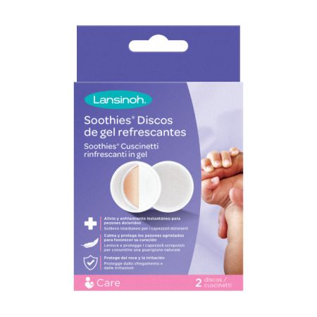 Compresa pentru calmarea si protejarea mameloanelor crapate Soothies, 2 bucati, Lansinoh