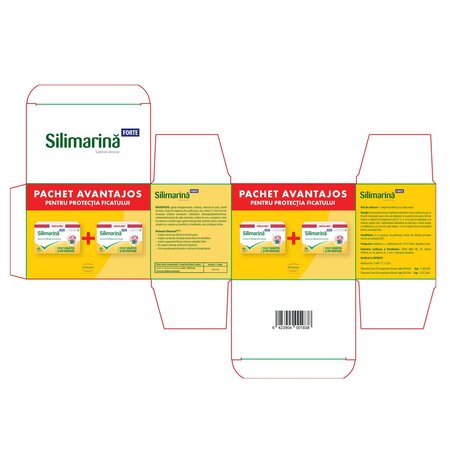 Pachet Silimarina Forte, 60 + 30 comprimate, Walmark 697721