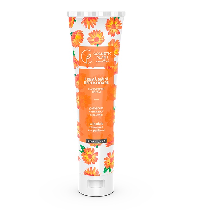 Cremă pentru mâini reparatoare de galbenele Essential, 150 ml, Cosmetic Plant