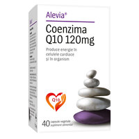 Coenzima Q10, 120 mg, 40 capsule vegetale, Alevia
