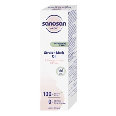 Ulei pentru prevenirea vergeturilor Mama V25, 100 ml, Sanosan