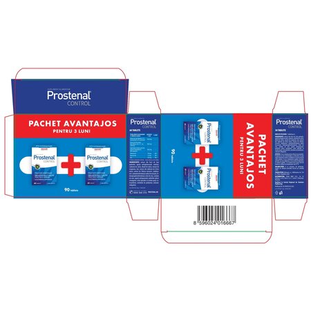 Pachet Prostenal Control, 60 + 30 tablete, Walmark 697975