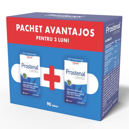 Pachet Prostenal Control, 60 + 30 tablete, Walmark 697972