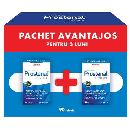 Pachet Prostenal Control, 60 + 30 tablete, Walmark