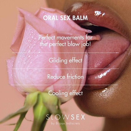 Balsam de buze Oral Sex Slow Sex, 10 ml, Bijoux Indiscrets 693526