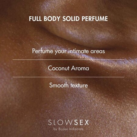 Parfum solid pentru zona intima Slow Sex, 8 g, Bijoux Indiscrets 693543